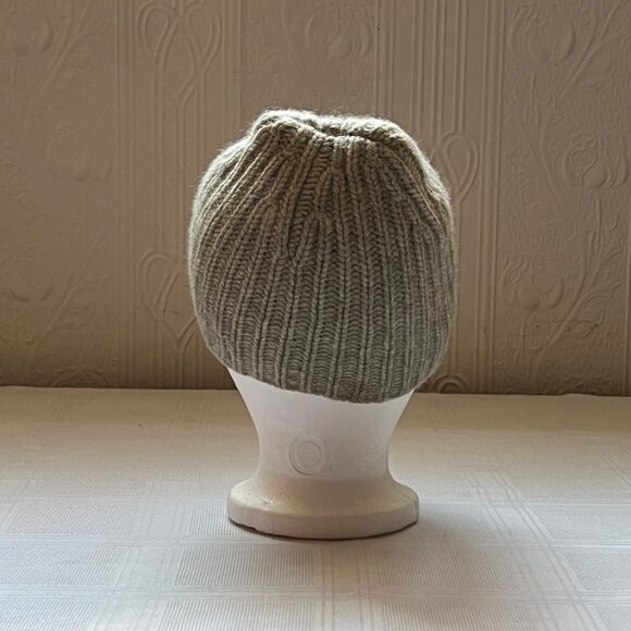 Vintage Club Monaco 100% cashmere winter hat beanie - Grey - Picture 3 of 3